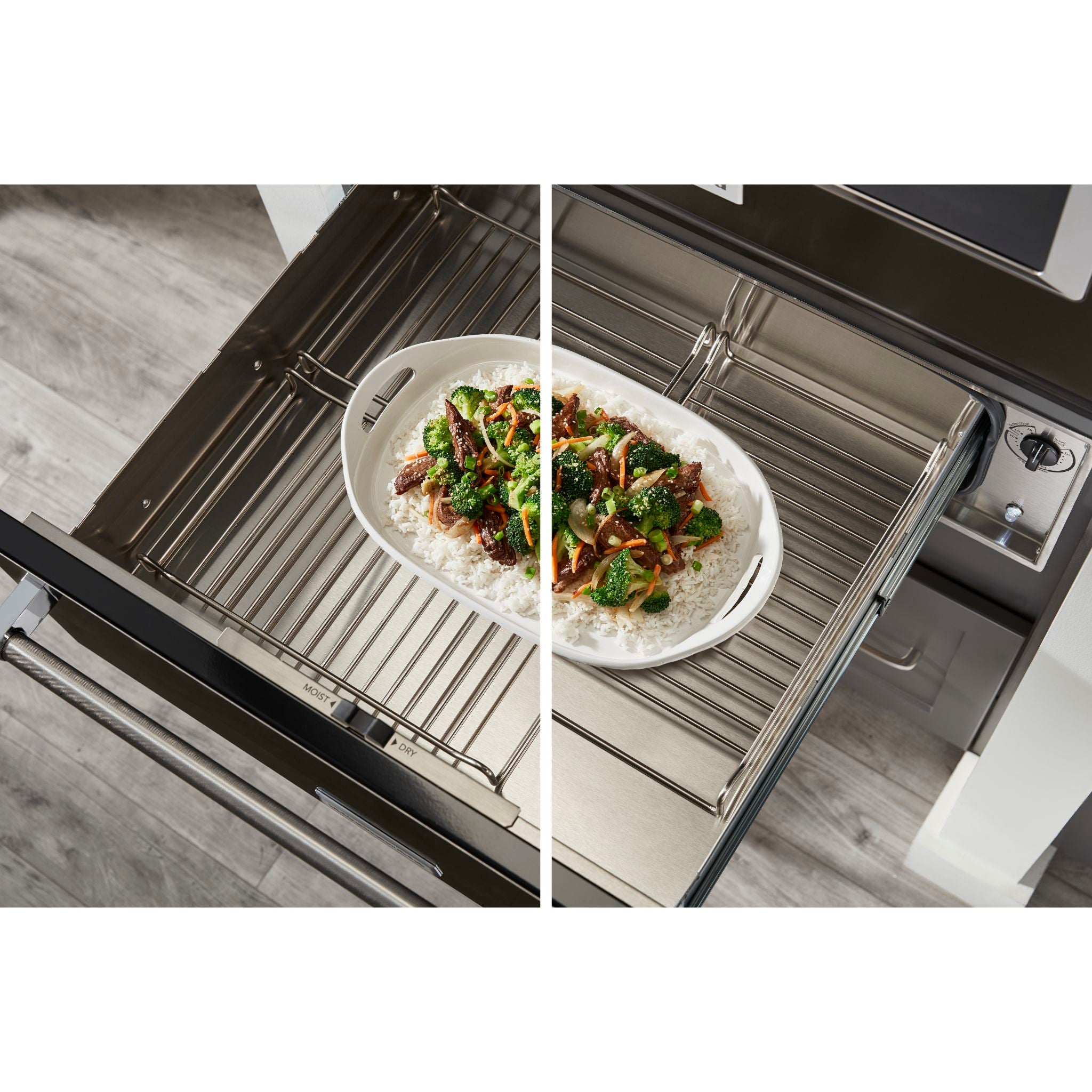 KitchenAid 30-Inch Warming Drawer KOWT100EBS - Black Stainless Steel for Keeping Food Warm | Perfect for Entertaining & Holiday Meals