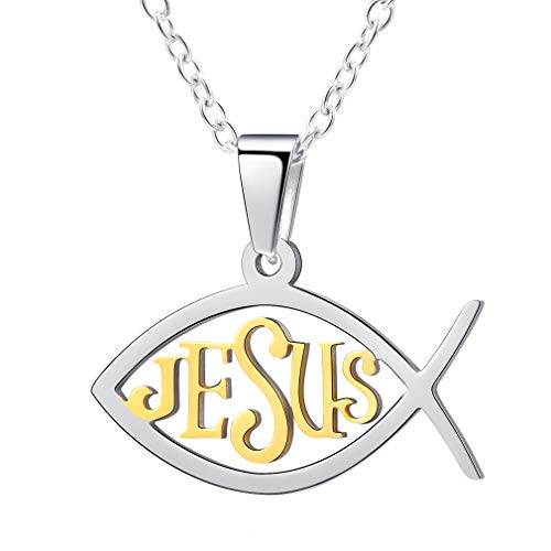 Jesus Fish/18K Gold Plated