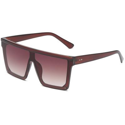 Flat Top Oversized Luxury Sunglasses for Women - UV Protection Fashion Sunglasses - Trendy Oversized Shades for Beach, Driving & Outdoor Activities