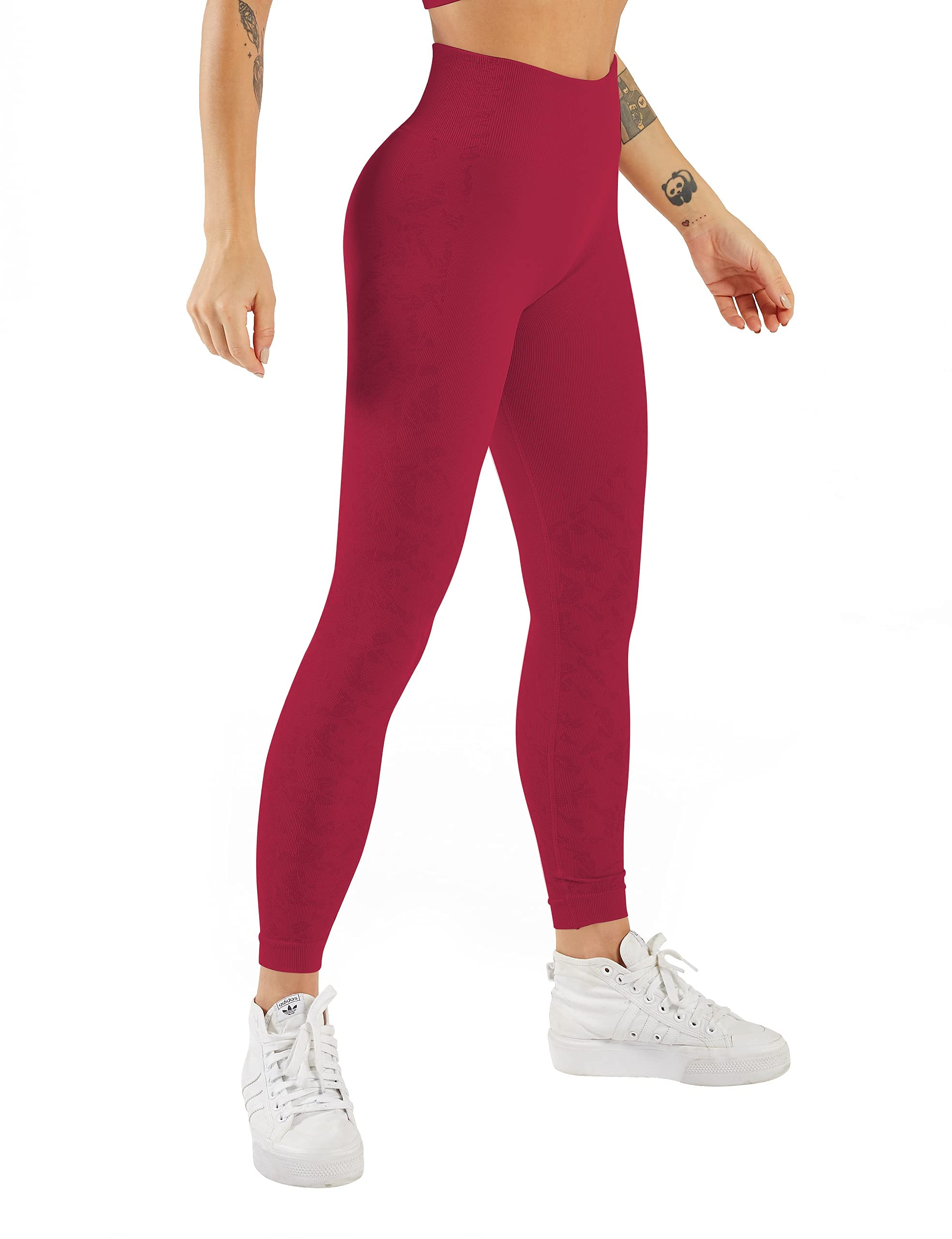 ROMISS Women's High Waisted Yoga Pants - Butt Lifting Workout Leggings, Soft Stretchy Seamless Compression Capris for Gym, Running & Lounge Wear