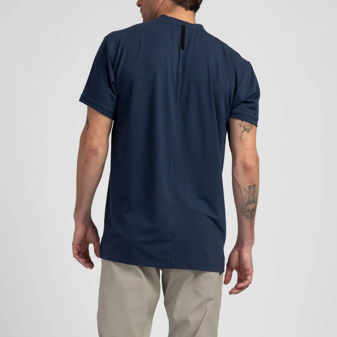 TRUE LUX Men's Classic Mock Polo Shirt - Comfortable Casual Short Sleeve Top for Golf, Work & Everyday Wear