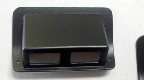Hummer H1 Cast Aluminum Interior Door Window Switch Bezels (Black) - Set of 4 - Durable Upgrade for Off-Road Vehicles - Perfect for Jeep Wrangler & Truck Enthusiasts