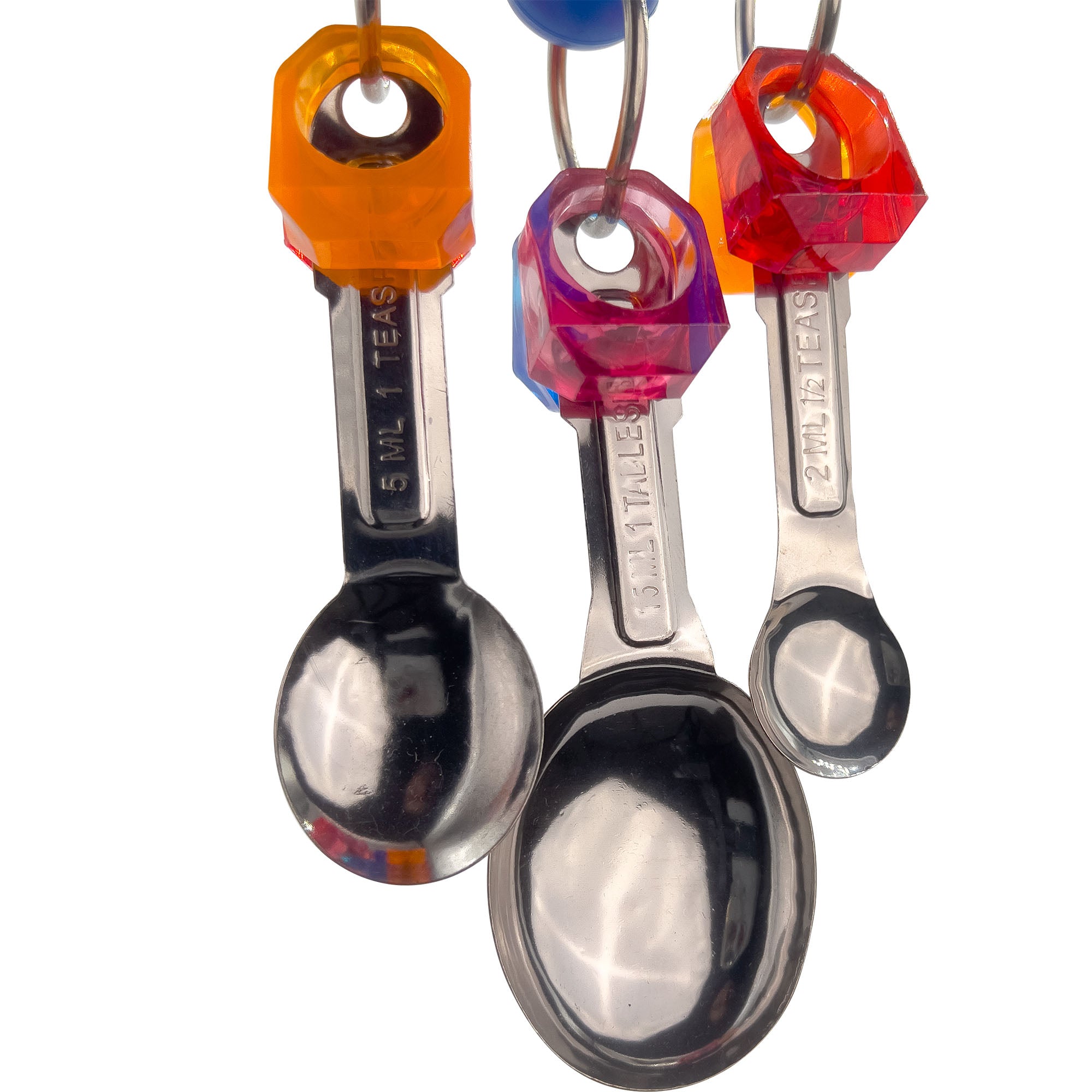 1018 Bubble Ring Spooner - Stainless Steel Cocktail Stirring Spoon with Unique Bubble Design - Perfect for Mixing Drinks, Cocktails, and Coffee at Home Bars & Parties