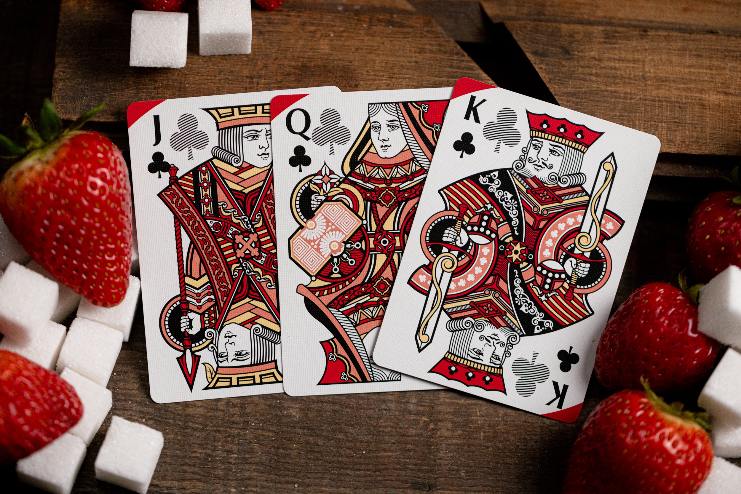 Premium Strawberry Pi Luxury Playing Cards - Elegant Deck for Poker, Magic Tricks & Collectors - Perfect for Game Nights, Gifts & Cardistry