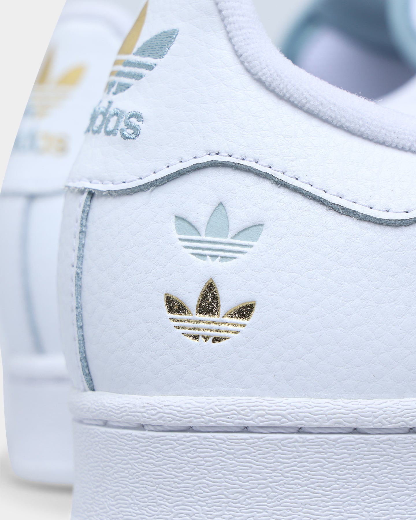 Adidas Superstar Sneakers - Cloud White, Magic Grey & Gold Foil | Classic Casual Shoes for Men & Women | Perfect for Streetwear, Gym & Everyday Fashion