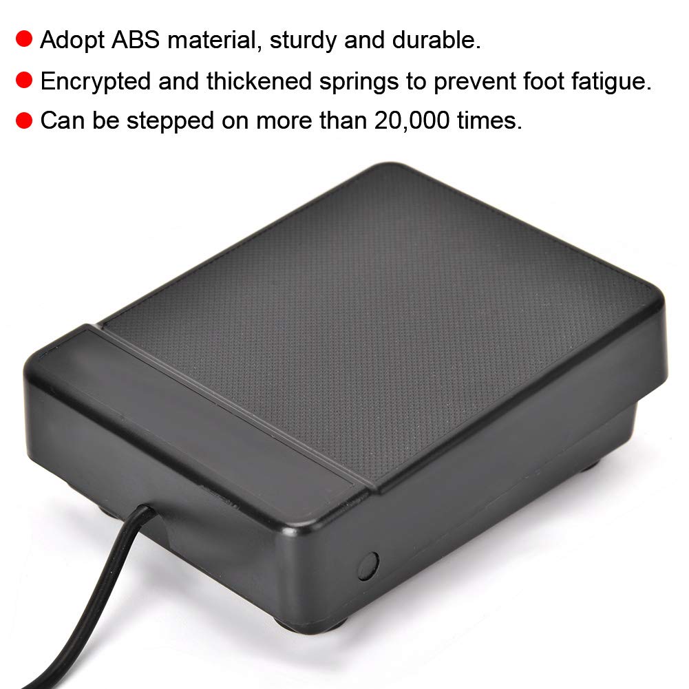 Premium Sustain Pedal for Electric Piano - 6.35mm Keyboard Pedal with Non-Slip Base | Perfect for Home Studio, Live Performances & Music Practice