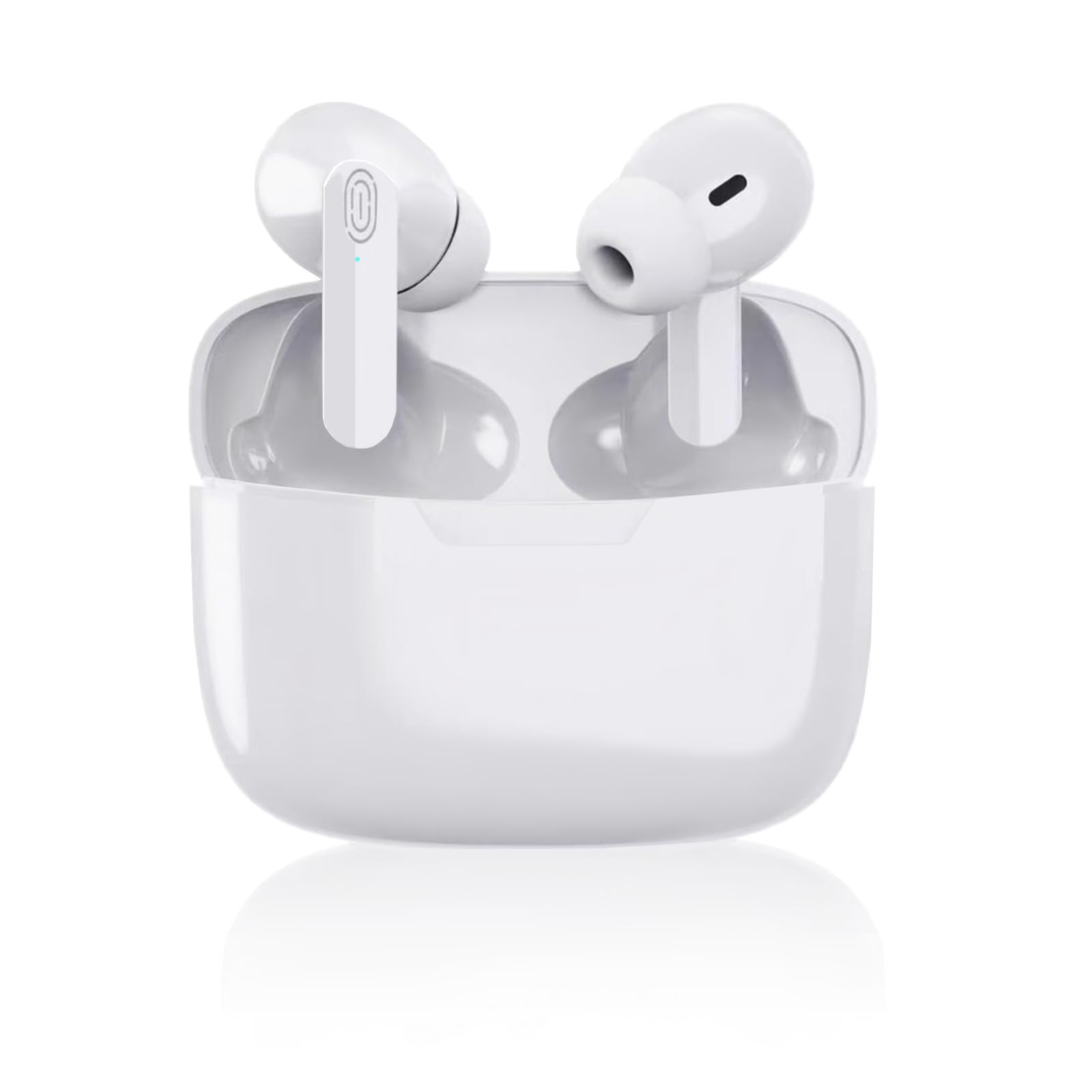 Real-Time Language Translator Earbuds - Supports 114 Languages with High Accuracy, Wireless Bluetooth Earbuds for Travel & Business (White) | Perfect for International Meetings, Travel & Multilingual Conversations