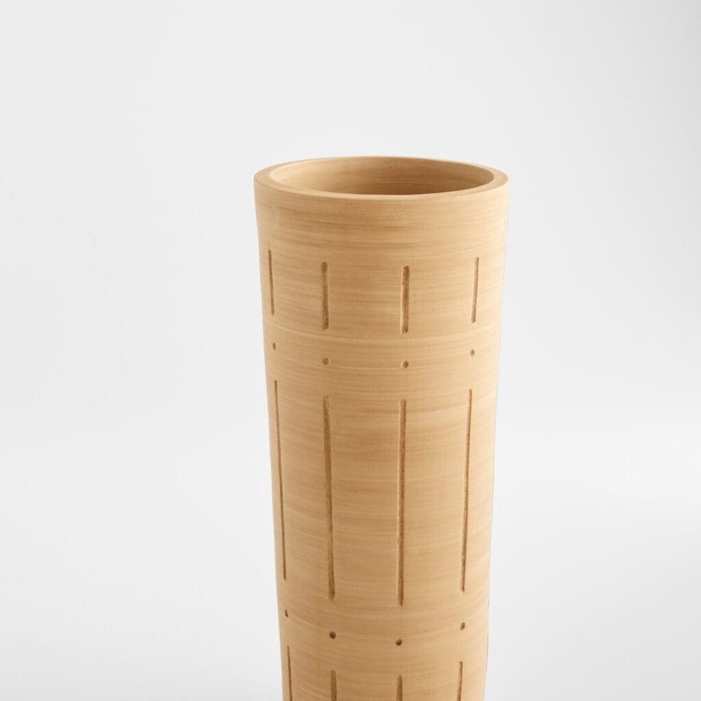 Cyan Design 11557 Madeira Vase - Small Terracotta Pot for Home Decor, Table Centerpiece, and Floral Arrangements