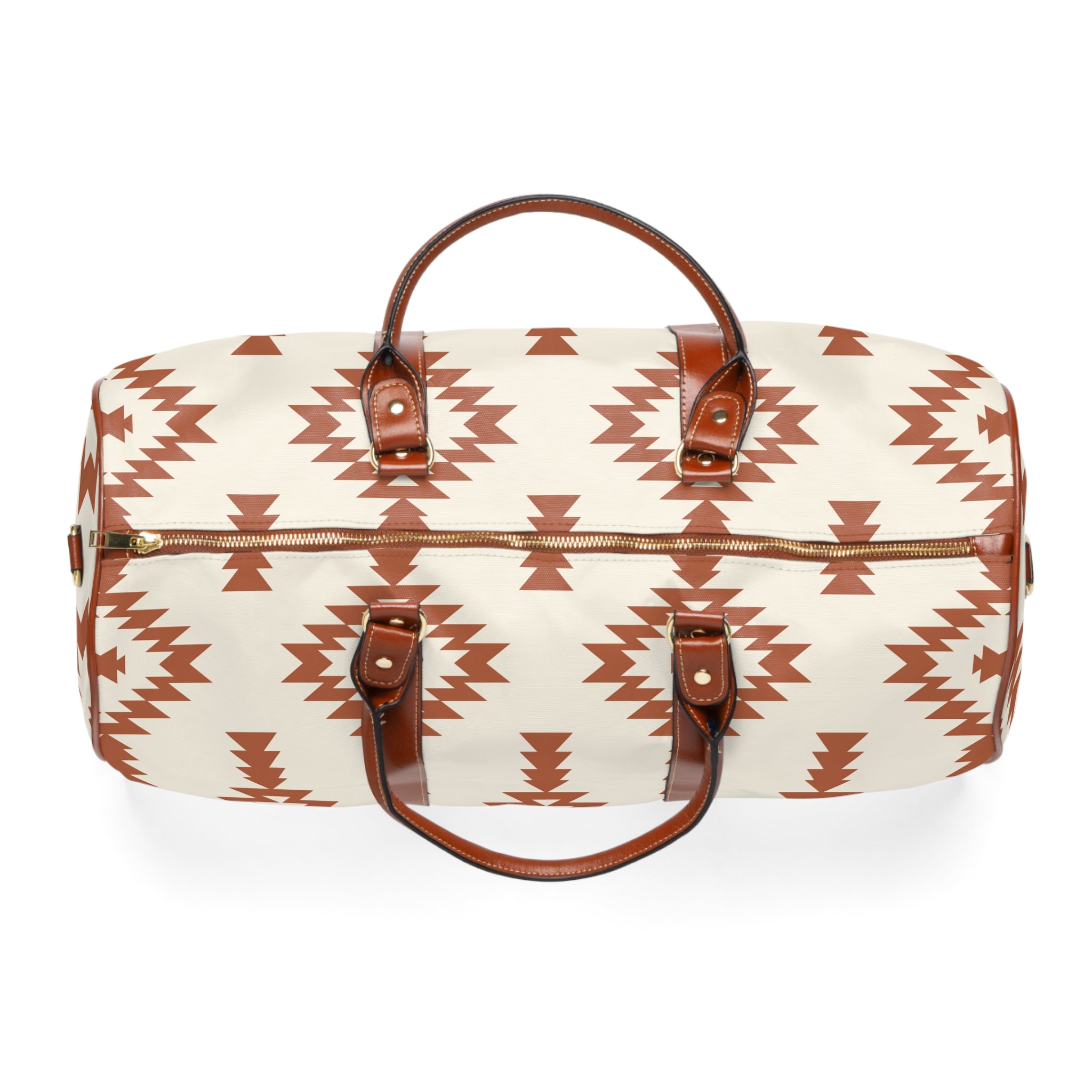 Southwestern Duffle Bag - Faux Leather Waterproof Travel Bag for Outdoor Adventures | Perfect for Camping, Hiking & Road Trips | Southwest Style Gift for Travelers & Adventurers