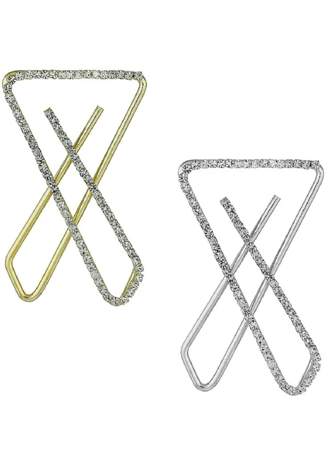 Stylish PFF Women's Hair Clips - 2 Pack Hair Claw Clips for Girls & Women | Perfect for Ponytails, Buns & Everyday Hairstyles