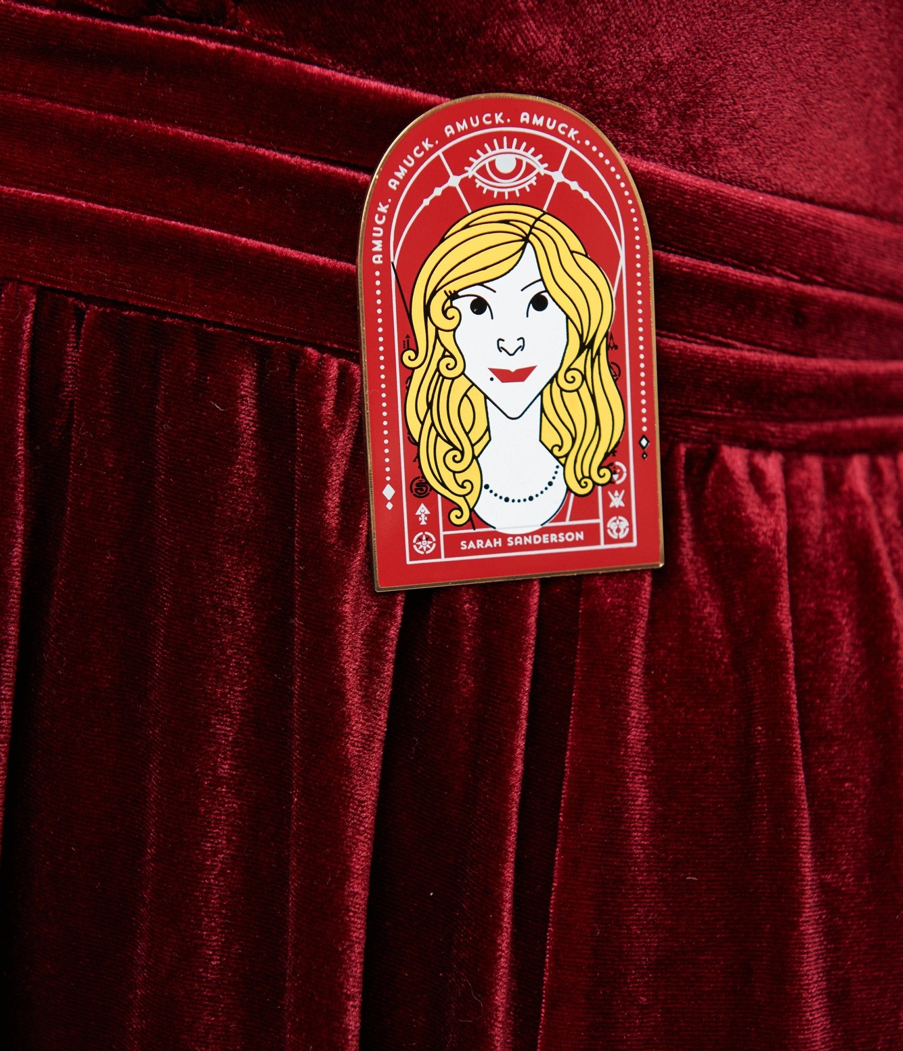 Disney Hocus Pocus Plus Size Burgundy Velvet & Spiderweb Sequin Cape Gown by Unique Vintage | Halloween Costume, Cosplay & Themed Party Dress
