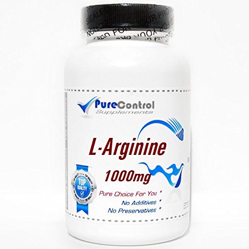 PureControl Supplements L-Arginine 1000mg - 180 Capsules | Premium Amino Acid Supplement for Heart Health, Workout Performance & Blood Flow | Supports Energy, Exercise Recovery & Nitric Oxide Production