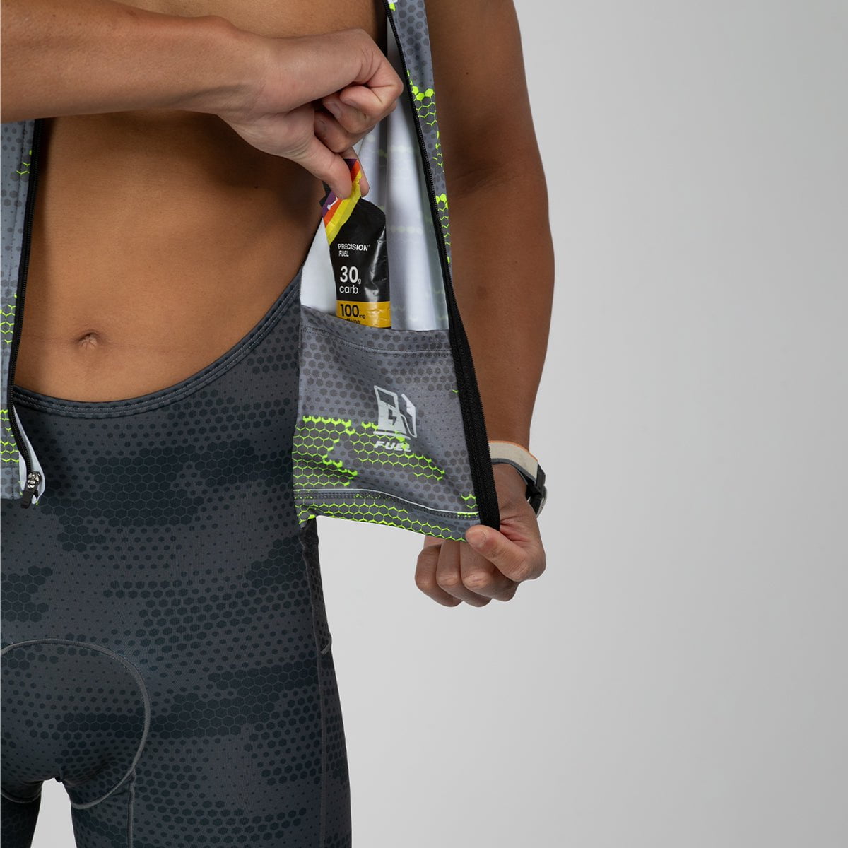 Men's Limited Edition Tri Aero Sleeves FZ Racesuit - IM Resilience Technology for Cycling & Triathlon Racing
