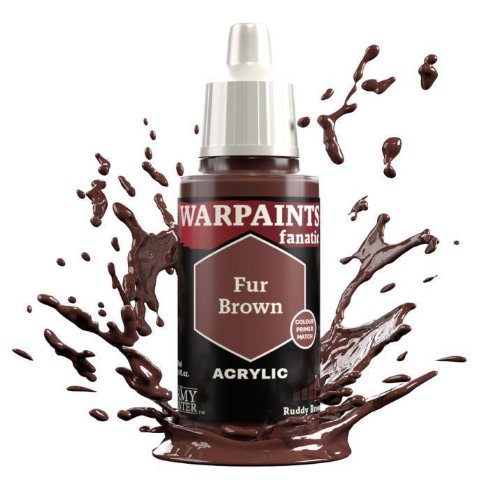 Army Painter Warpaints Fanatic Fur Brown Acrylic Paint - Premium Miniature Painting for Warhammer, D&D, and Tabletop Gaming - Perfect for Model Kits, Terrain, and DIY Crafts