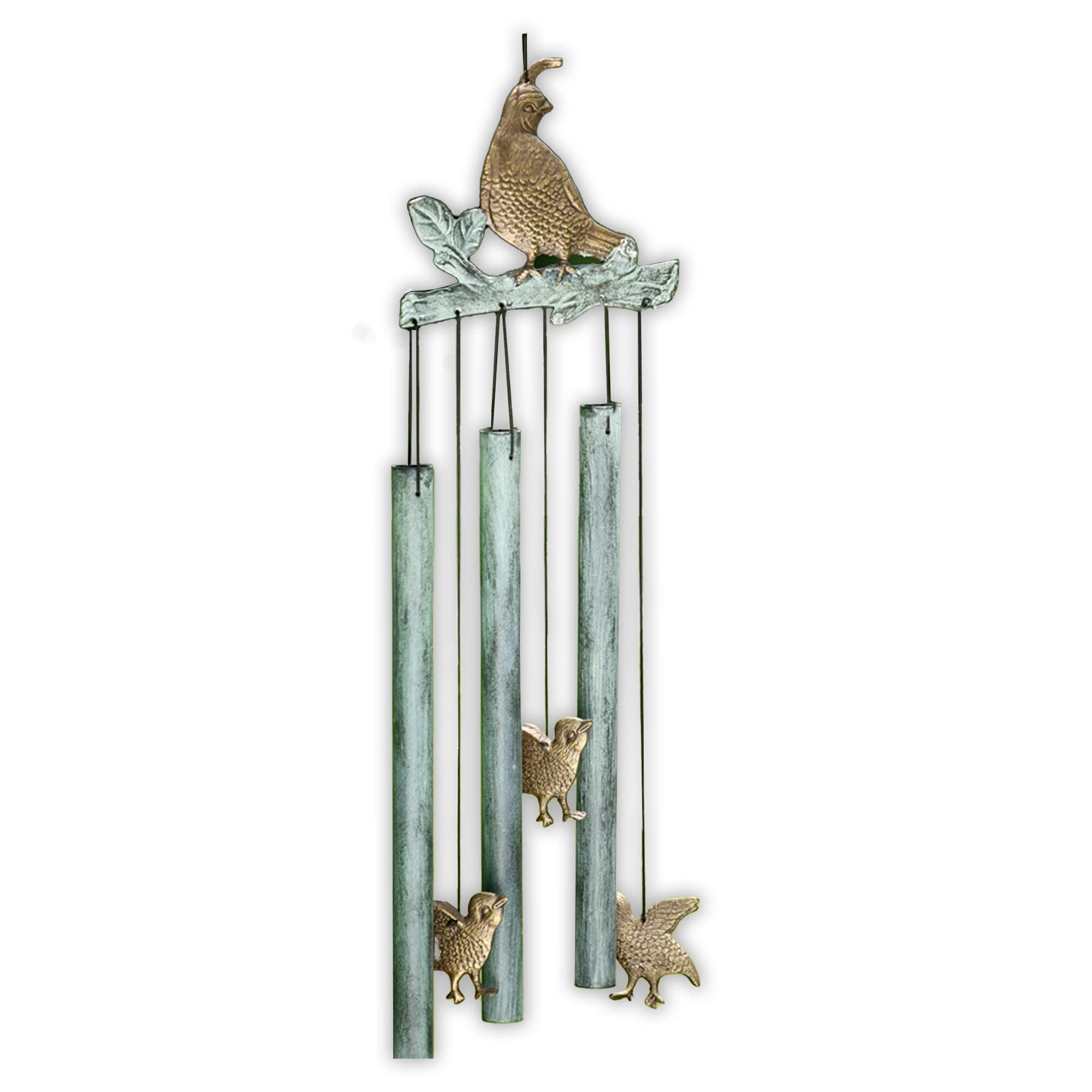 SPI Home 33577 Quail Wind Chime - Outdoor Garden Decor, Handcrafted Metal Wind Chime for Patio, Yard & Porch - Perfect for Relaxing Sounds in Backyard & Home Decoration