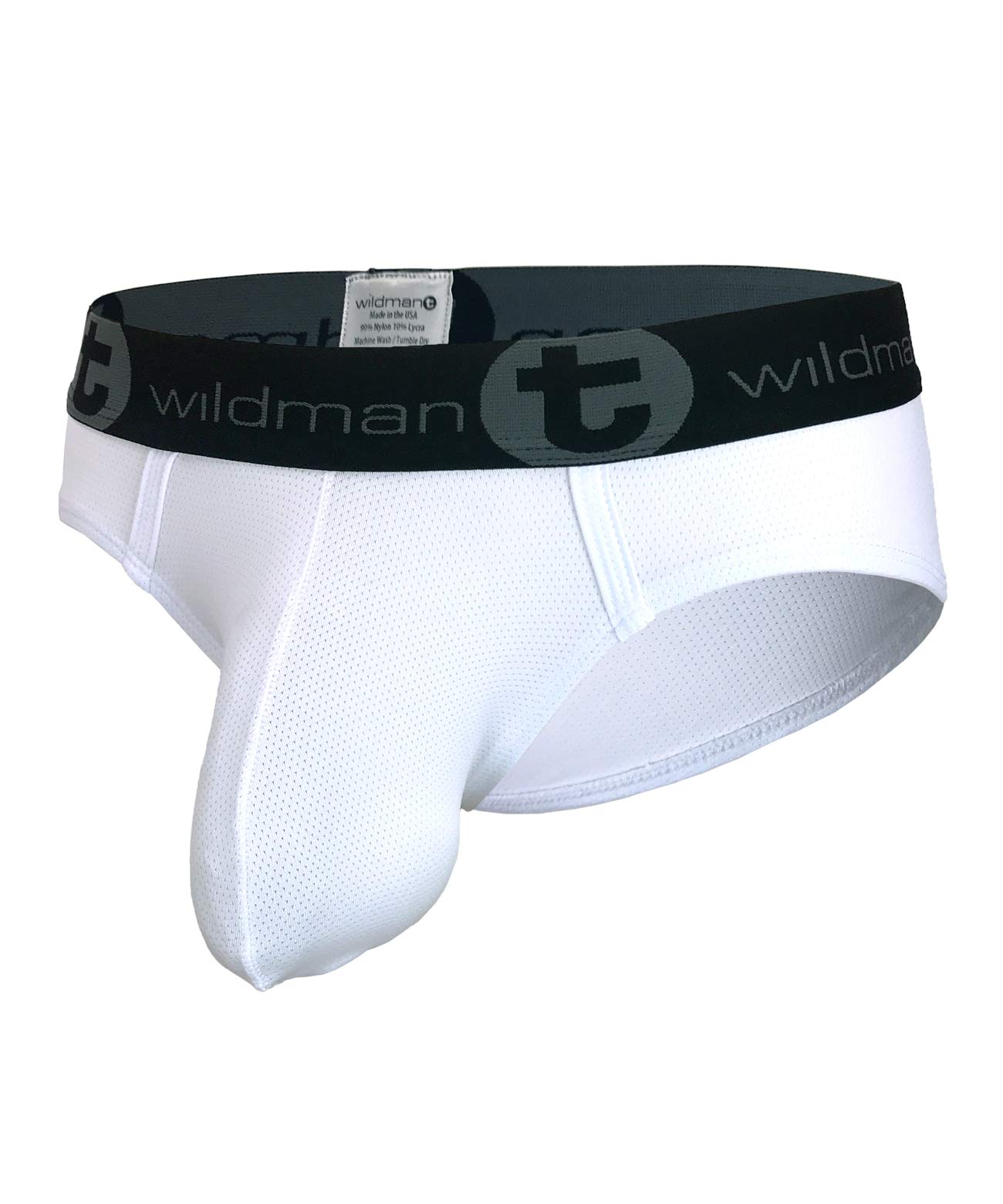 Wildmant Mesh Big Boy Pouch Brief - Breathable Men's Underwear for Comfort & Support - Perfect for Sports, Gym & Everyday Wear