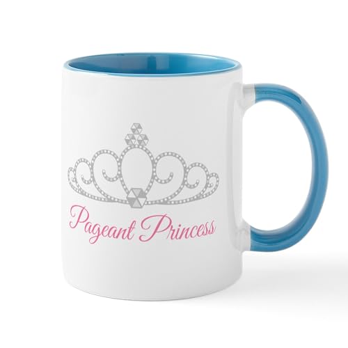 White/Blue Inside - Pageant Princess Mugs
