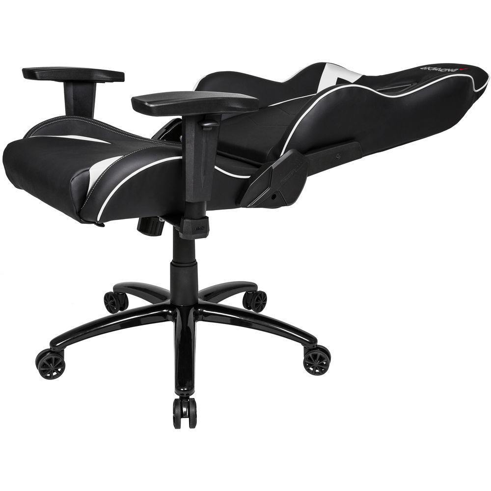 AKRacing Octane Ergonomic Gaming Chair - White | High Back Racing Style with Adjustable Armrests & Lumbar Support | Perfect for PC, Office, and Esports Gaming Setup