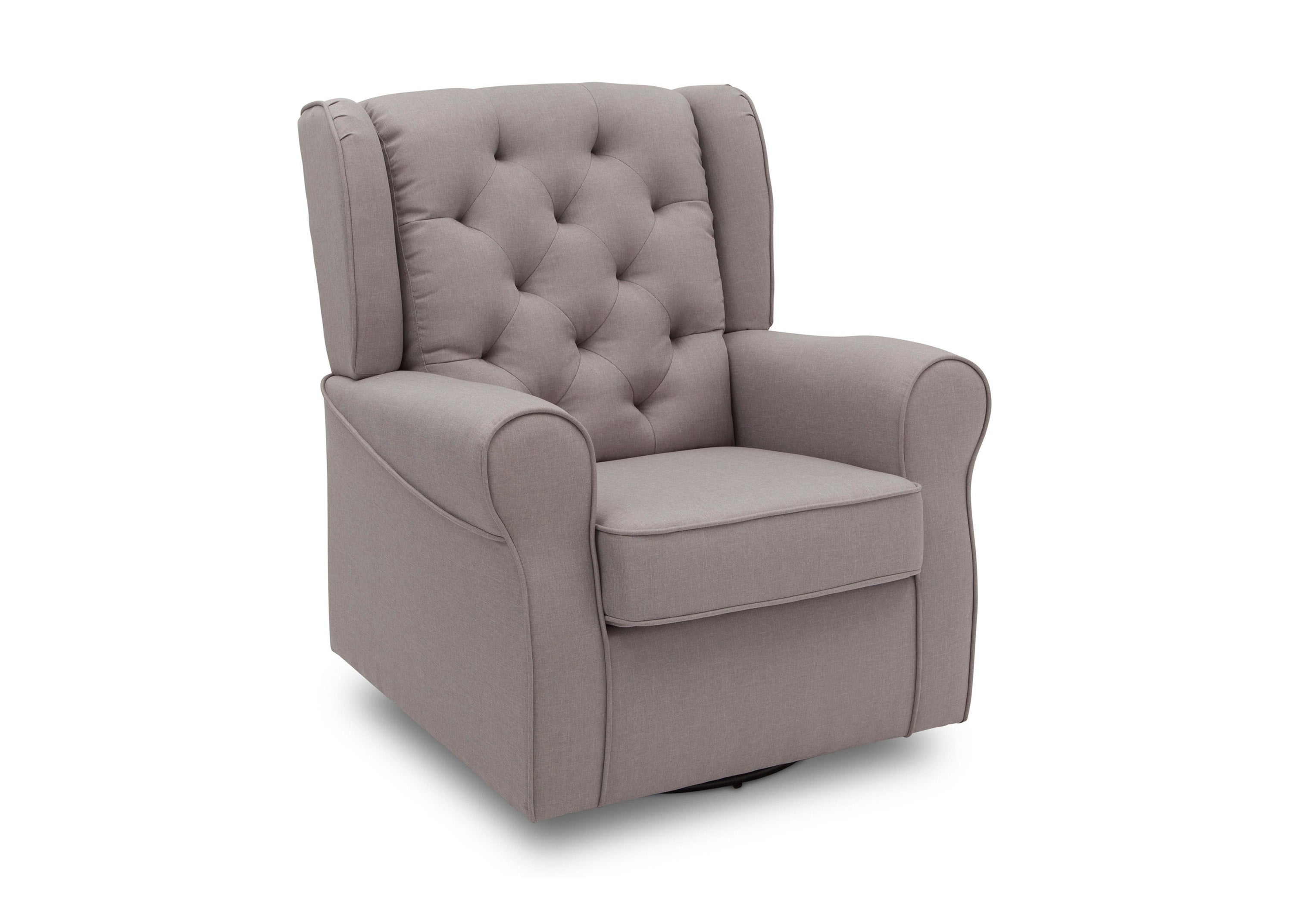 Emma Nursery Glider Swivel Rocker Chair - Comfortable Upholstered Baby Rocking Chair for Nursery, Breastfeeding & Relaxation - Perfect for Nurseries, Bedrooms & Living Rooms