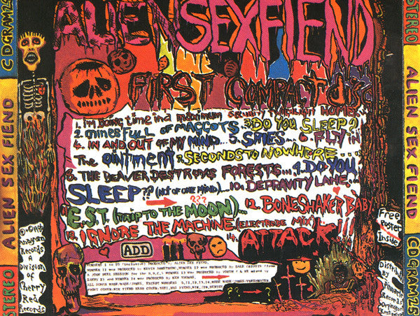 Alien Sex Fiend - The First Compact Disc (CD Album) | New or Near Mint Condition | Perfect for Collectors & 80s Goth Music Fans