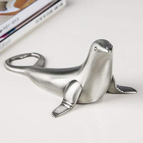 European Style Creative Bottle Opener - Multifunctional Wine & Beer Opener with Sea Lion Dolphin Design - Perfect for Home Bar, Kitchen, Parties & Gifts