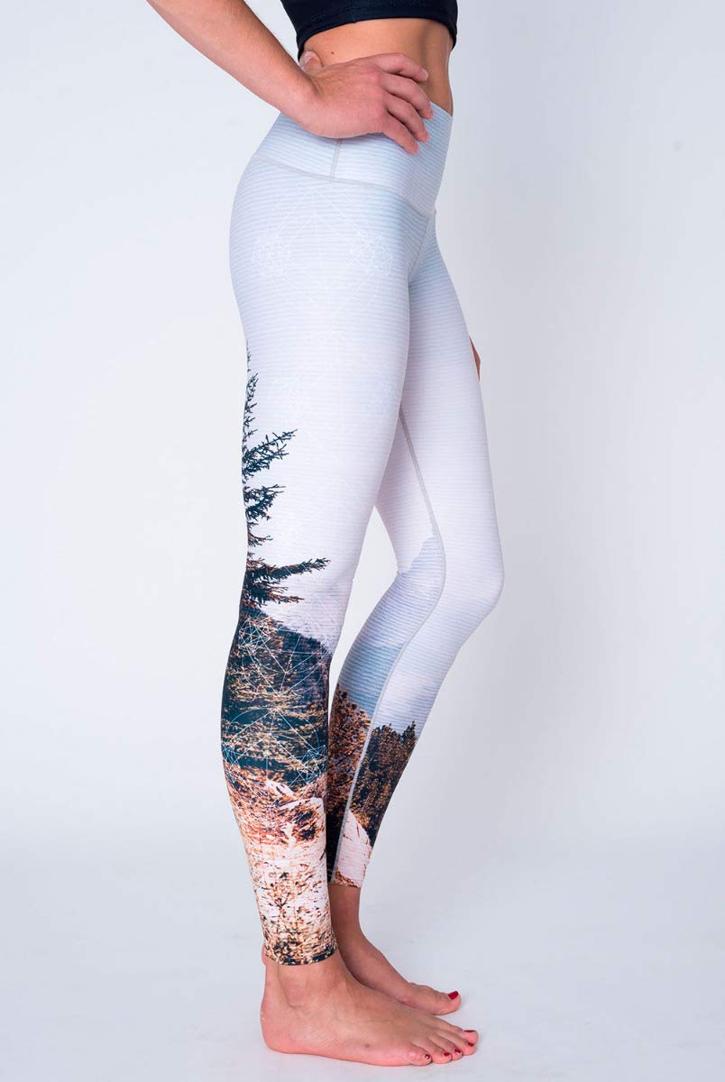Colorado Threads Mountain Vista Yoga Pants for Women - High Waisted Workout Leggings with Pockets for Running, Gym & Lounge Wear