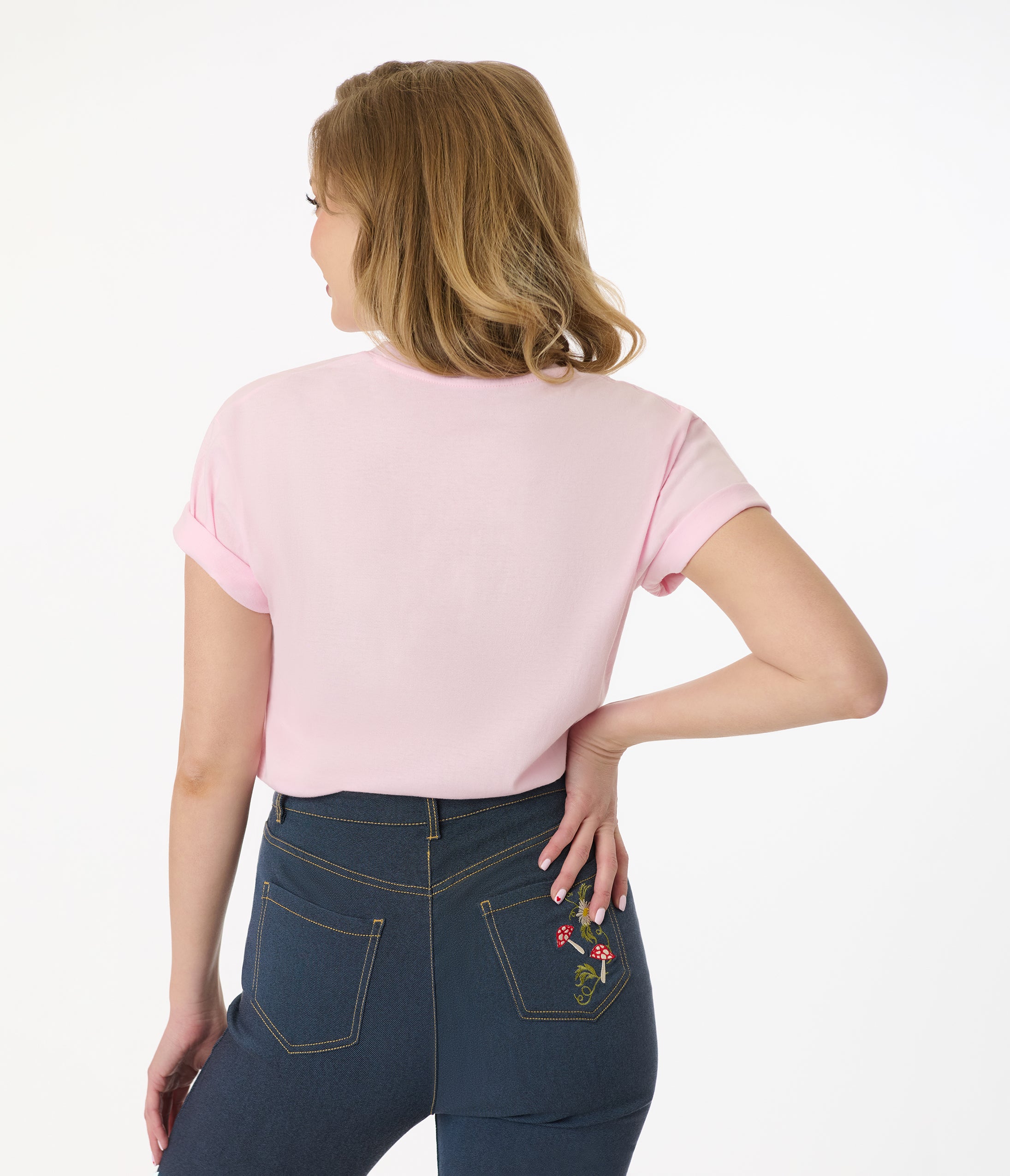 Vintage 1960s Light Pink Cowgirl Graphic Tee - Retro Western Unisex T-Shirt for Men & Women | Perfect for Halloween Costumes, Western Parties & Casual Wear