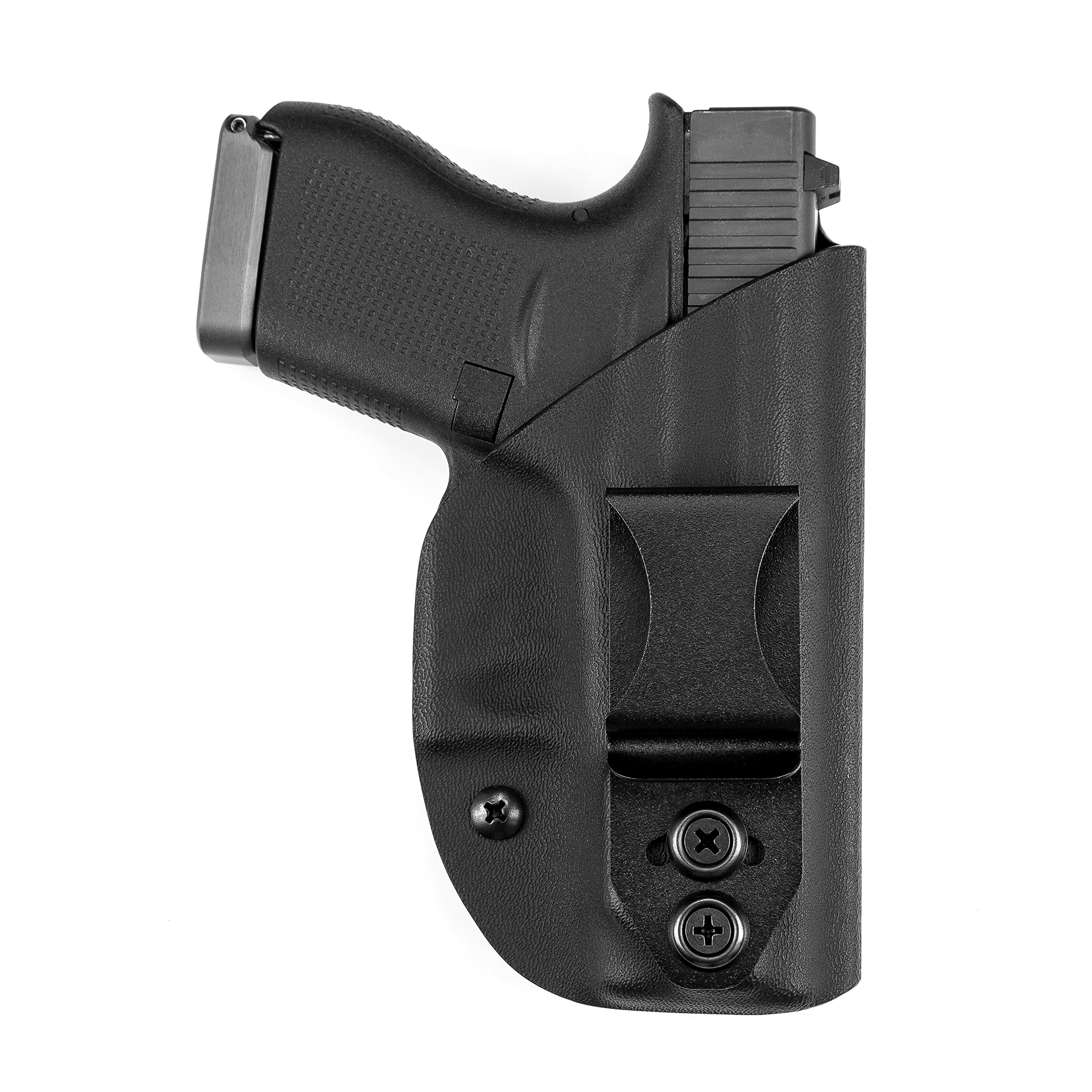 Vedder LightTuck IWB Kydex Concealed Carry Holster for Glock 19, 17, 26 - Comfortable & Adjustable Gun Holster for Everyday Carry (EDC) & Self Defense