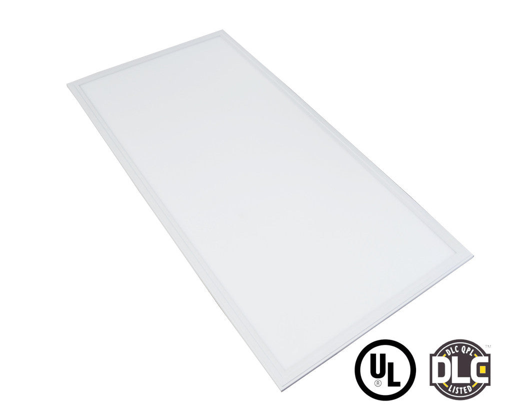 2x4 LED Panel Light - 50W/40W/30W/25W/20W Tunable Wattage & 5 CCT Options - Dimmable Backlit Panel (134lm/W, UL/DLC Certified) - Pack of 2 - Perfect for Office, Warehouse, and Commercial Lighting