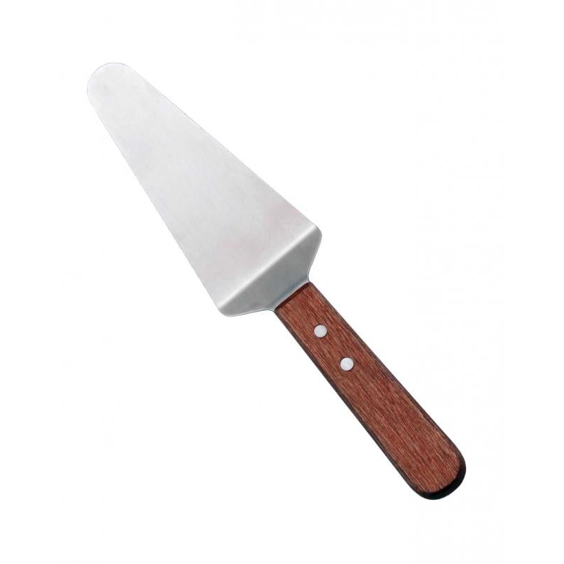 Nella 4.5 Inch Pie Server with Wooden Handle - Perfect for Thanksgiving Desserts, Holiday Baking & Party Serving
