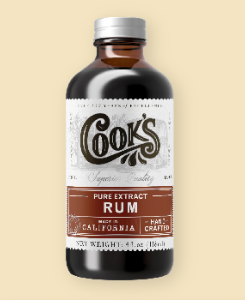 Pure Rum Extract by Cook Flavoring Company - Premium Baking & Cocktail Flavoring for Desserts, Drinks and Homemade Recipes