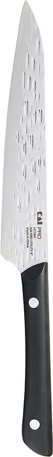 Kai PRO Utility Knife 6-Pack - Heavy Duty Retractable Box Cutter with Ergonomic Handle for Warehouse, Office, and Home Use - Perfect for Opening Packages, Cutting Cardboard, and DIY Projects