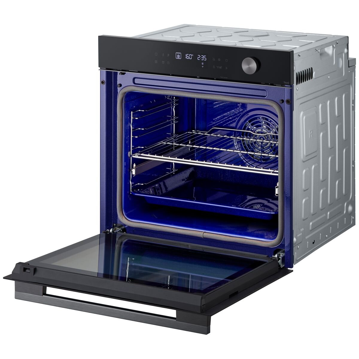 LG 60cm InstaView Series 5 Black Glass Oven - BO605G1GL5 | Built-in Electric Oven with InstaView Window for Modern Kitchens