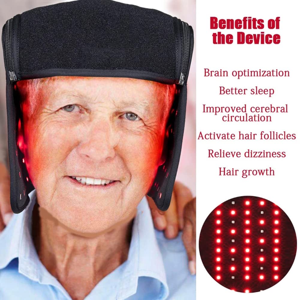 RR-YRL Hair Growth Device - 215 LED Red Light Therapy Helmet for Hair Regrowth & Follicle Healing | Anti-Hair Loss Treatment Cap for Men & Women | At-Home Hair Care Solution for Thinning Hair & Scalp Health
