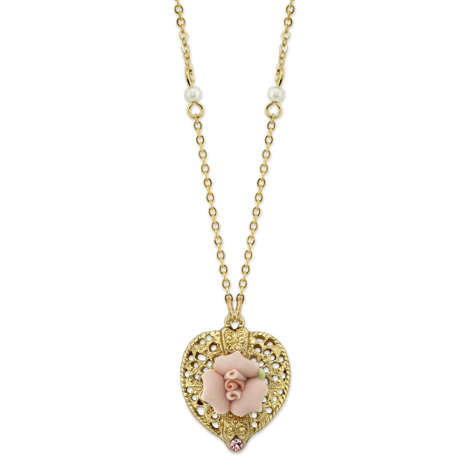 Gold Tone And Pink
