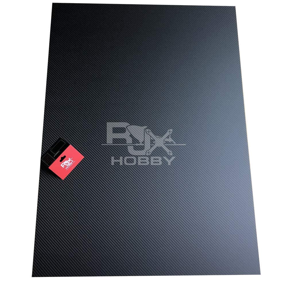 3K Full Carbon Fiber Plate 500x400x2mm - Matte Surface, High Strength & Lightweight for DIY, Automotive, Aerospace, and Marine Applications