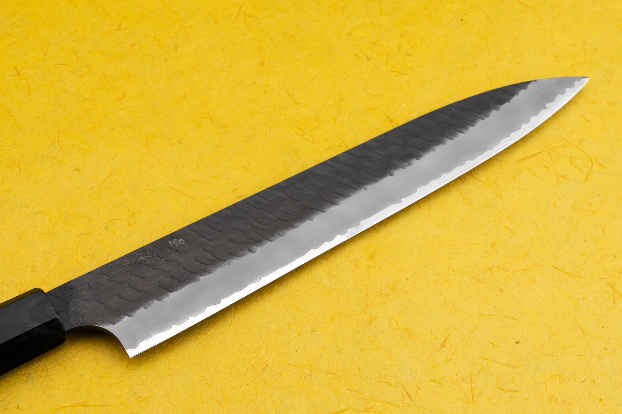 Nigara SG2 Kurouchi Tsuchime Sujihiki 240mm Japanese Chef Knife - High Carbon Stainless Steel Slicing Knife for Sushi, Meat & Fish Cutting - Professional Kitchen & Home Cooking Essential