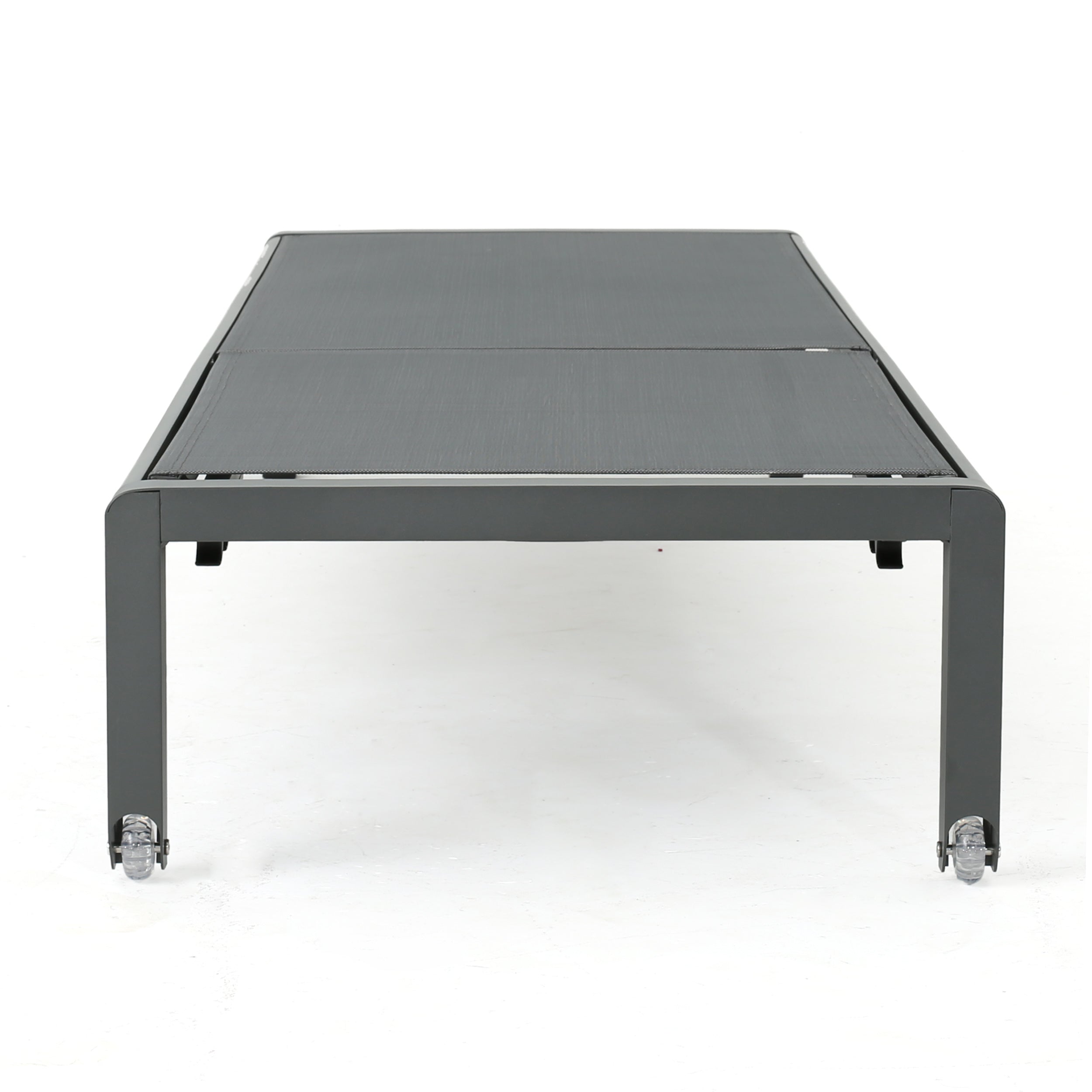 Cape Coral KD Chaise Lounge Grey - Modern Outdoor Patio Furniture for Poolside, Garden, and Backyard Relaxation
