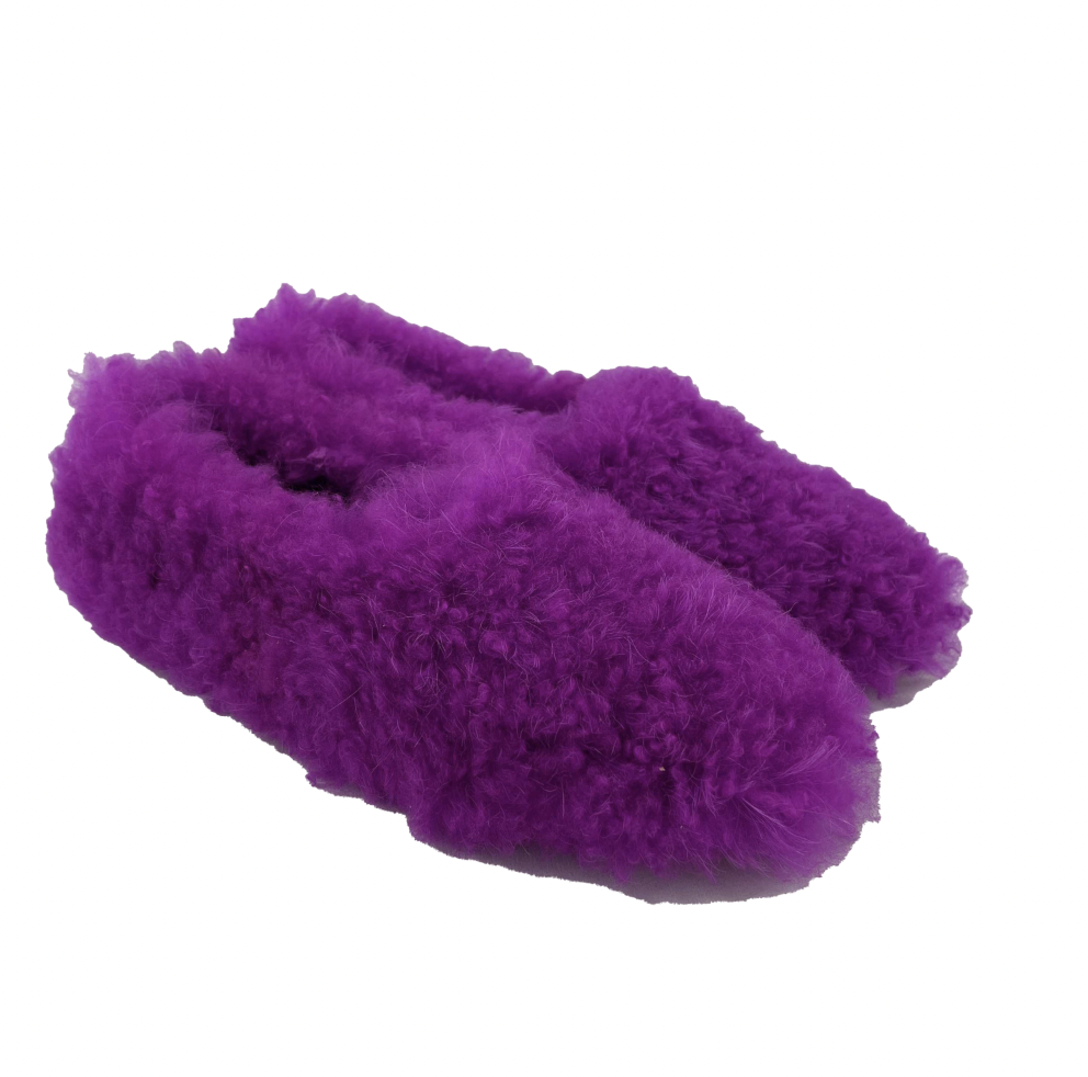 Céline Phoebe Philo Shearling Loafer Flats in Fuchsia - Size 37 (US 7) - New Without Tags | Luxury Women's Shoes for Casual Wear, Office & Winter Fashion
