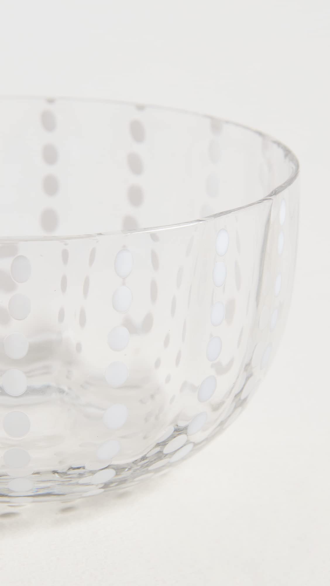 Zafferano Women's Perle Small Bowl Set of 4 - Elegant Porcelain Dessert Bowls for Ice Cream, Salad, Snacks - Perfect for Dinner Parties & Home Decor