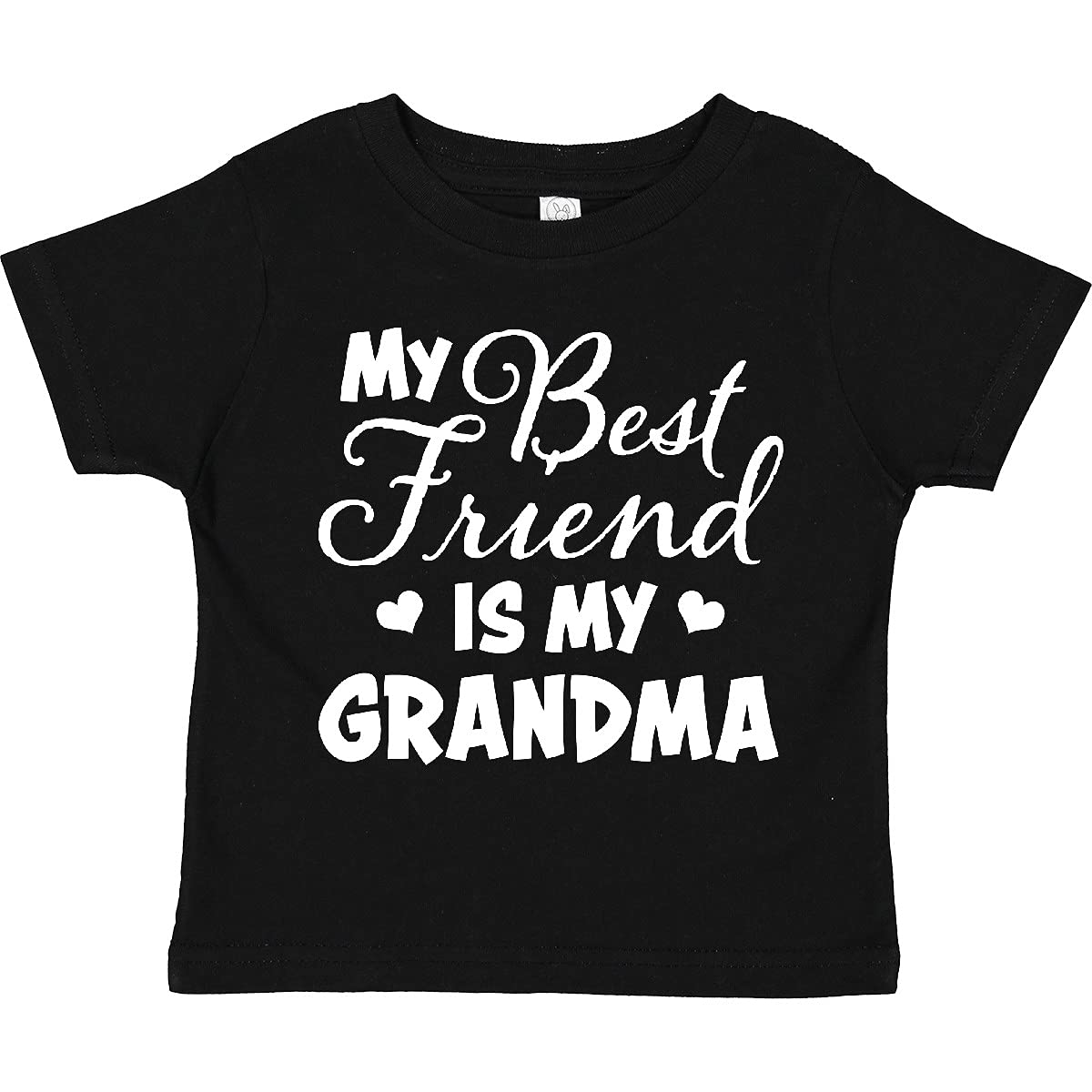 My Best Friend is My Grandma with Hearts Toddler T-Shirt - Perfect for Family Gatherings and Playdates