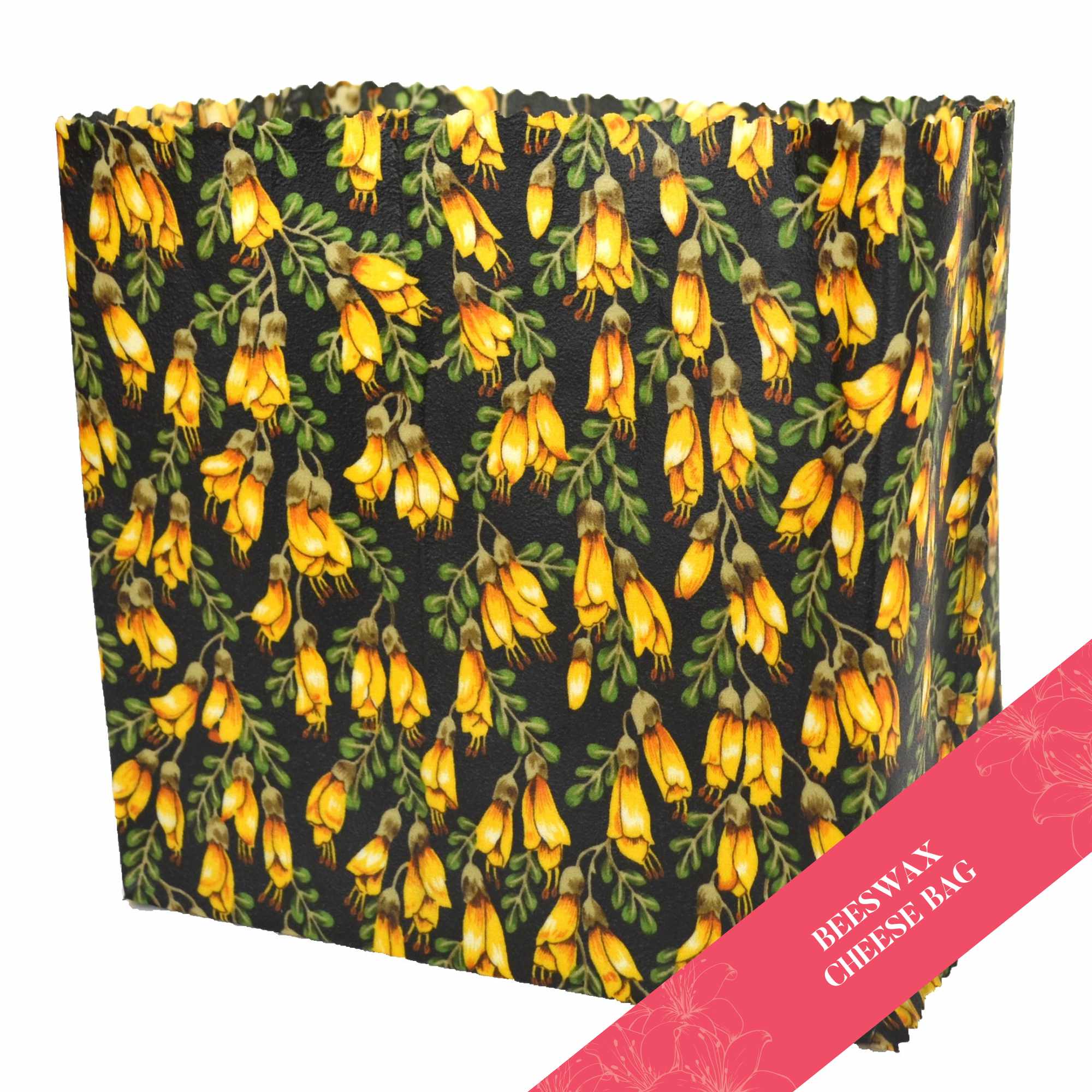 Premium Kowhai Gold Cheese Bag - Elegant & Durable Cheese Storage for Gourmet Lovers | Perfect for Picnics, Parties & Gourmet Gift Giving