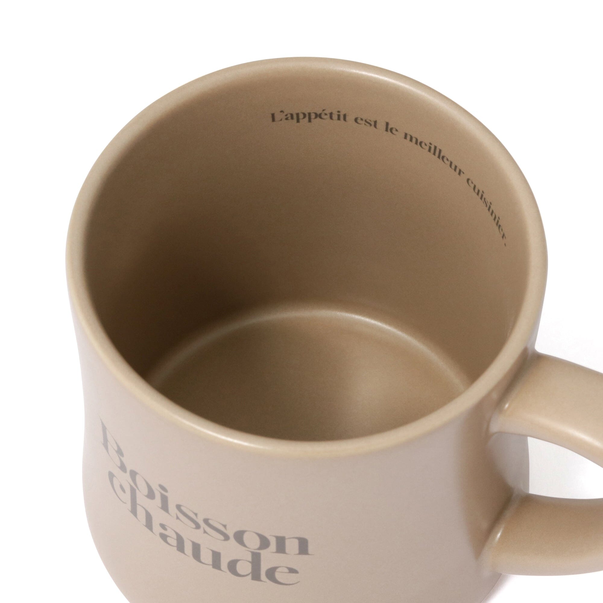 Premium Le Cafe Coffee Set - Brown Ceramic Mug & Saucer for Home, Office, or Gift - Perfect for Espresso, Latte & Tea Lovers