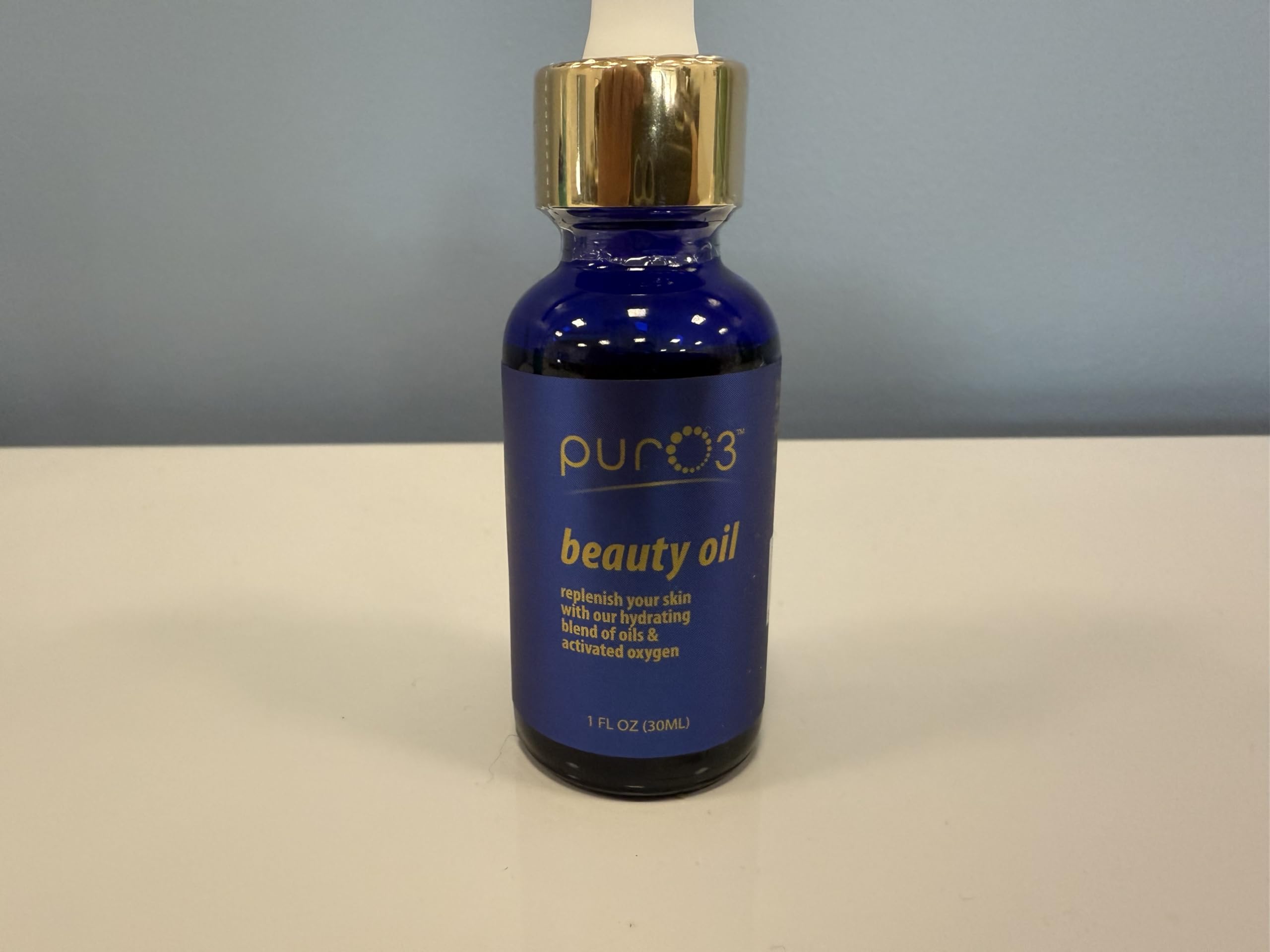 PurO3 Vegan Hydrating Face Oil with Oxygen - 30ml for Radiant Skin & Daily Glow