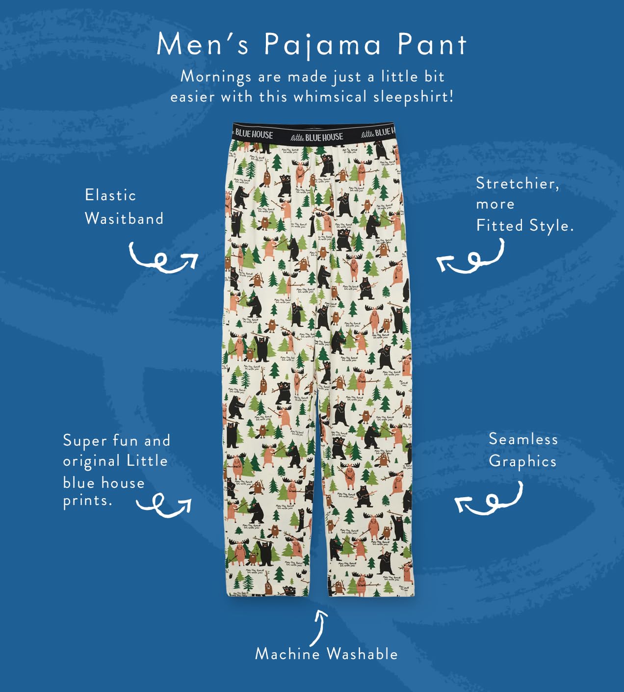 Men's Comfortable Jersey Pajama Pants - Soft Cotton Sleepwear for Lounge & Relaxation at Home