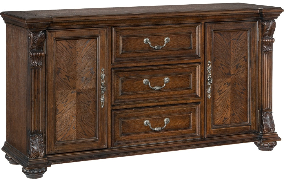 Bergen Dining Room Buffet - Solid Wood Sideboard with Storage for Dining Room, Living Room & Entryway | Perfect for Entertaining & Home Organization