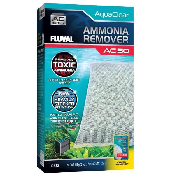 Fluval AC Series Ammonia Remover Power Filter Insert for Aquariums - Fish Tank Water Filter Media to Remove Ammonia & Improve Water Quality - Perfect for Freshwater & Saltwater Tanks