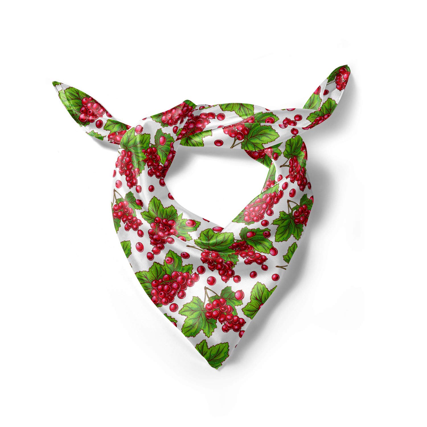 Ambesonne Nature Headscarf - Grape Fruit Harvest Print, Lightweight Hijab Scarf for Women, Fashion Head Wrap for Daily Wear, Church, Work & Outdoor Activities
