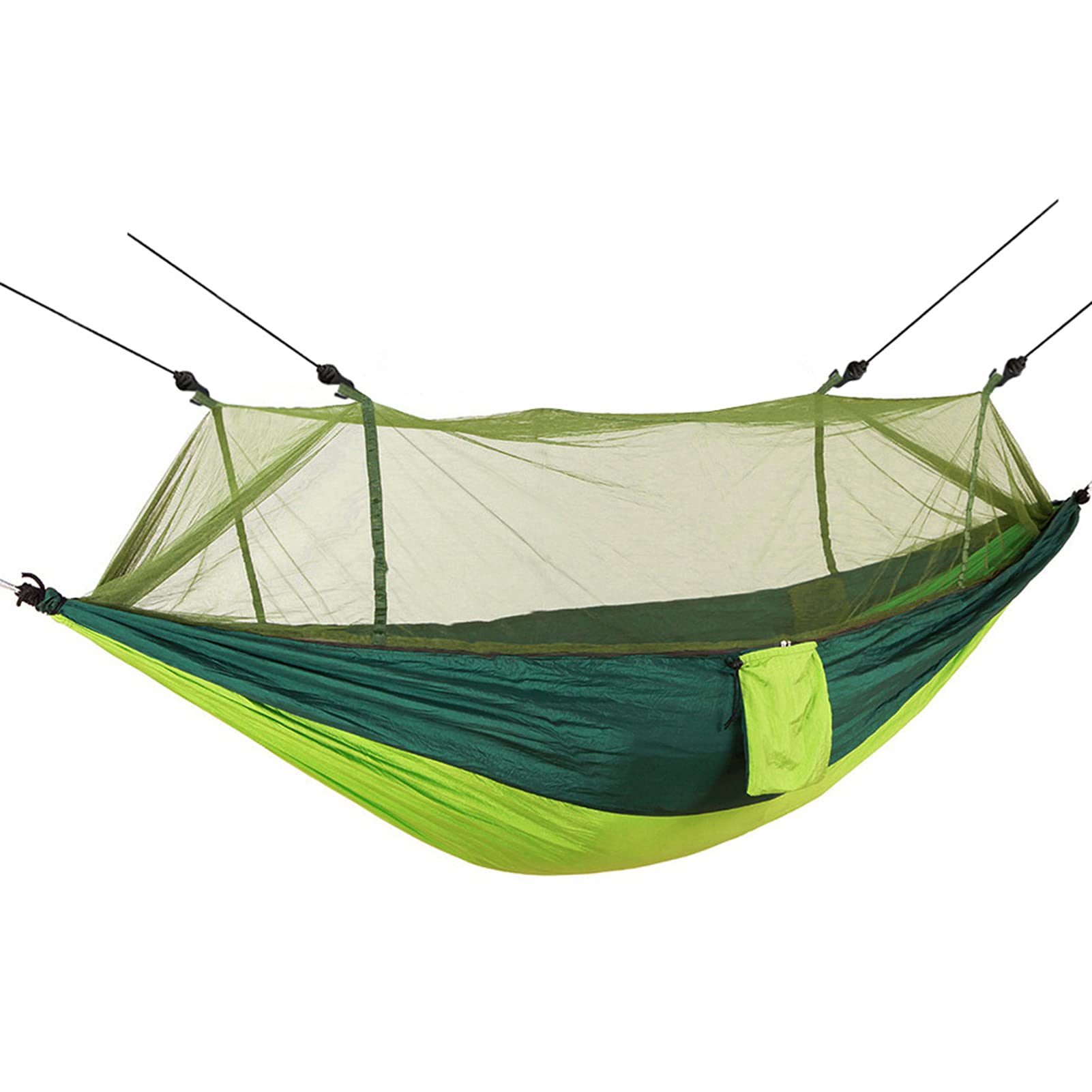 Portable Hammock with Mosquito Net - Lightweight Outdoor Hammock Chair Swing for Camping, Backyard, Beach & Travel - Perfect for Relaxing in Garden, Patio or Backpacking Adventures