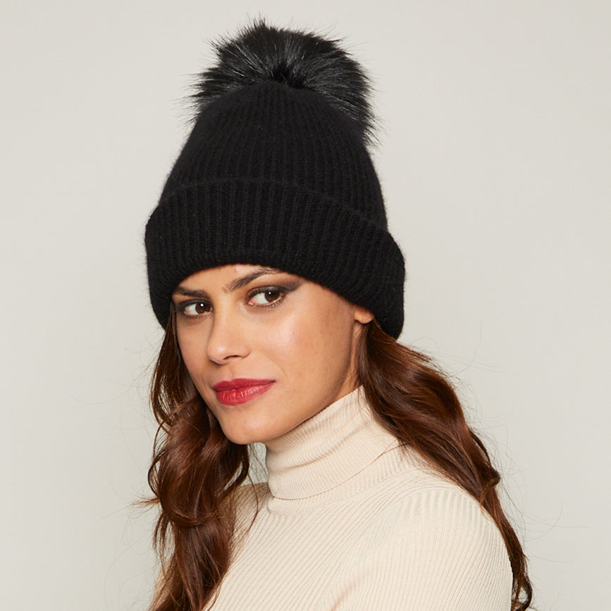 Premium Maddox Cashmere Knit Beanie Hat for Men & Women - Ultra Soft Winter Warm Hat - Perfect for Skiing, Snowboarding & Outdoor Activities